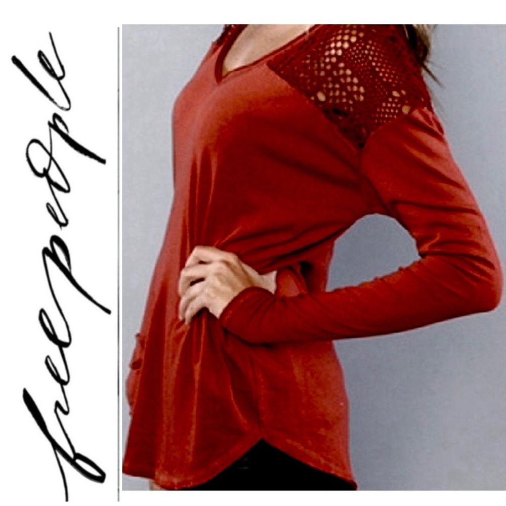 Free People Crochet Top